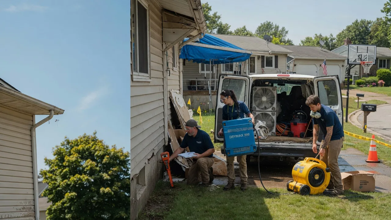 Ceiling Leak Cleanup in North Versailles, PA near me